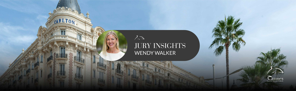 Title photo: the famous Carlton hotel in Cannes, superimposed by a badge with a photo of Wendy Walker along with the article title.